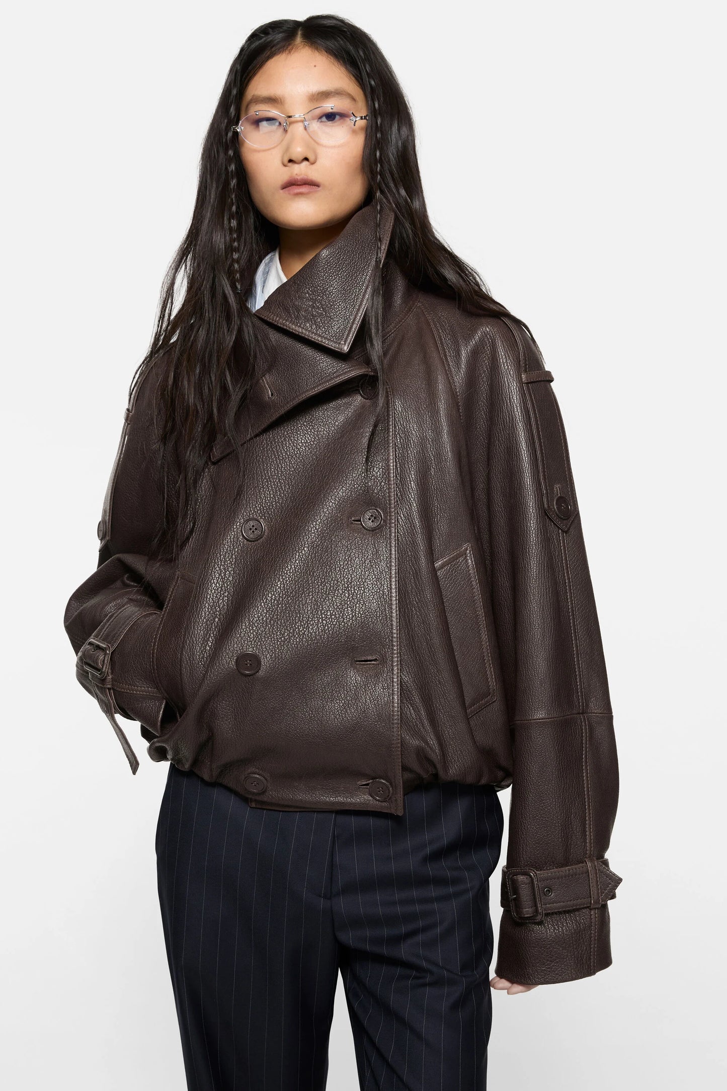 ACNE STUDIOS Trench pelle