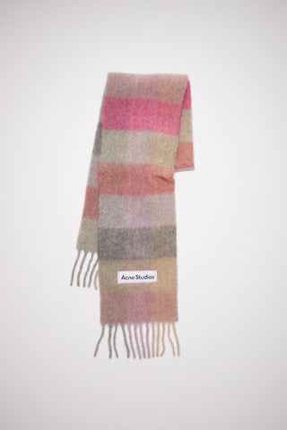 ACNE STUDIOS Large check scarf