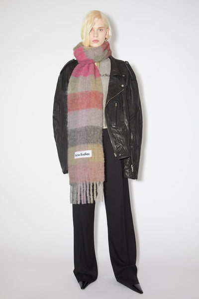 ACNE STUDIOS Large check scarf