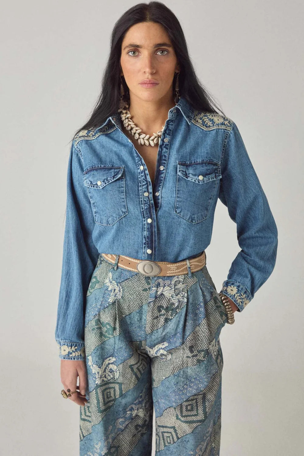 MAISON HOTEL Denim shirt
