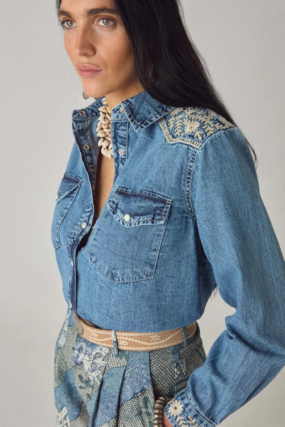 MAISON HOTEL Denim shirt